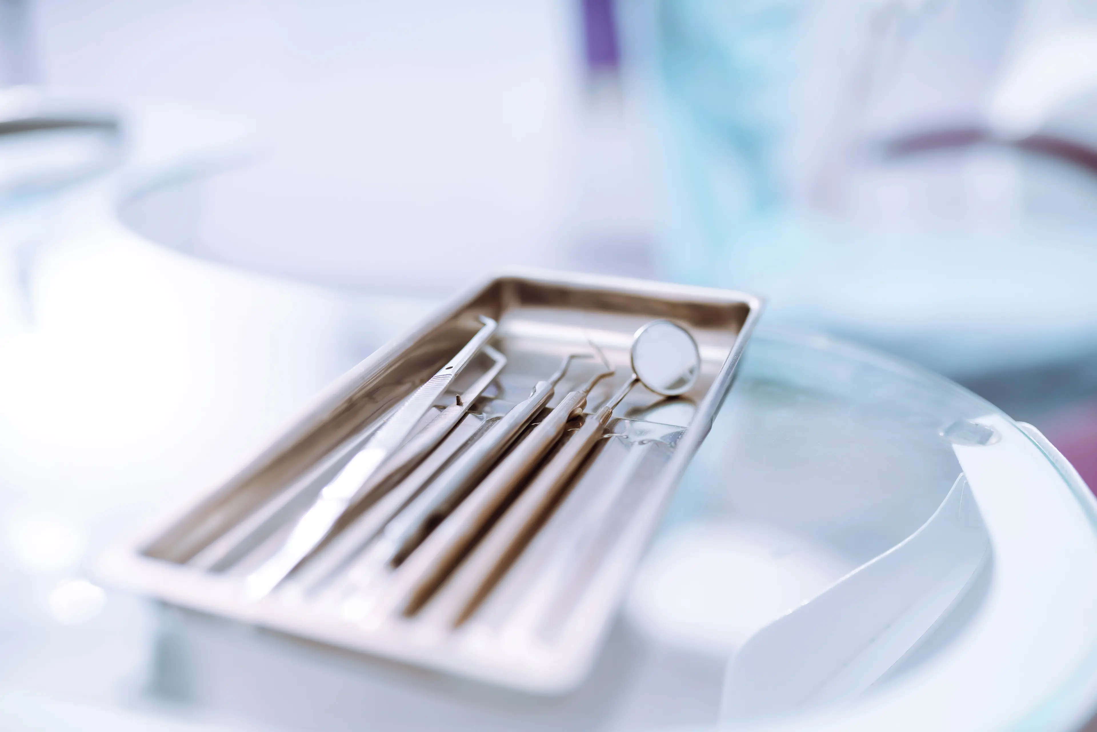 Patient about to have dental filling treatment at Taverham Dental